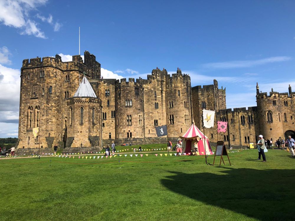 Alnwick Castle - that's Hogwarts to most of us