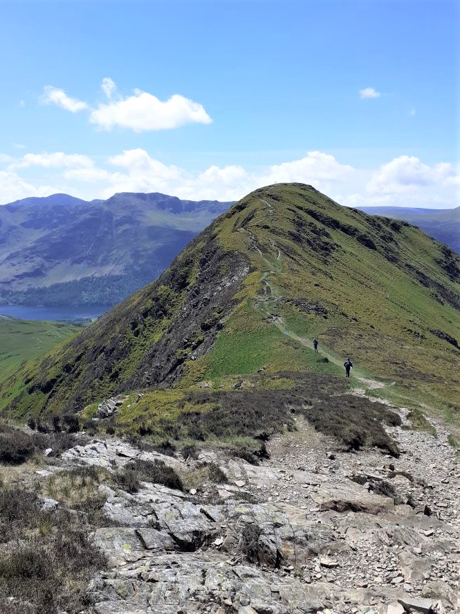 Whiteless Pike with Crummock Water in the distance
